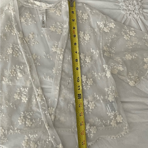 Cherokee Embroidered Dress Cover Up. Sz M - Picture 4 of 7